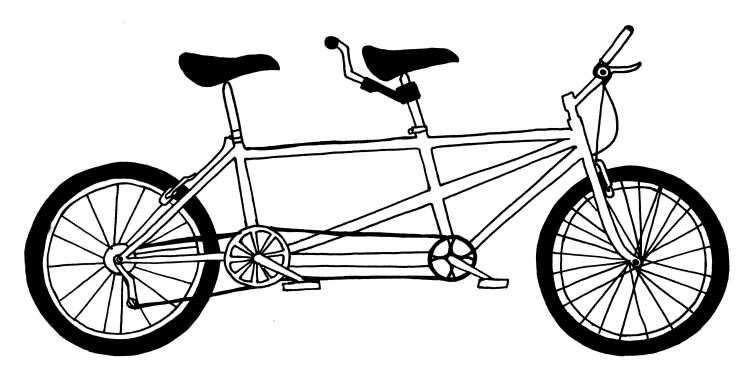 Велосипед раскраска для детей на прозрачном фоне