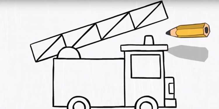 Пожарный автомобиль вектор