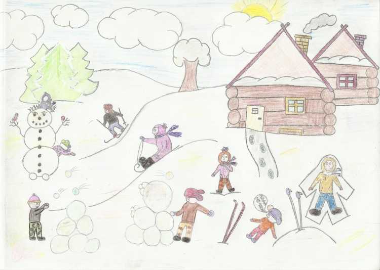 Нарисовать рисунок на тему скоро каникулы