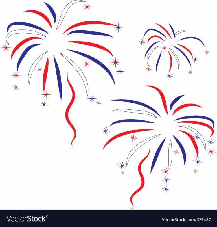 Фон салют вектор