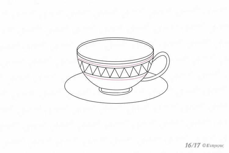 Новогодняя Кружка раскраска