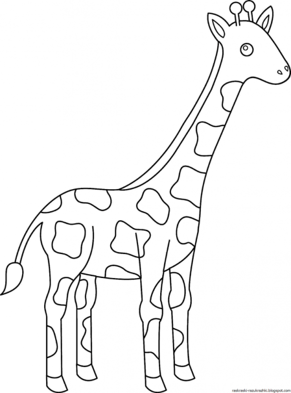 Жирафик мультяшный