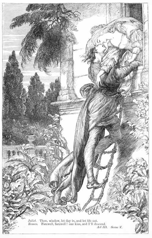 Эстамп Ромео и Джульетта
