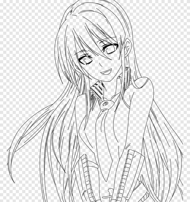 Аниме черно белое убийца акаме