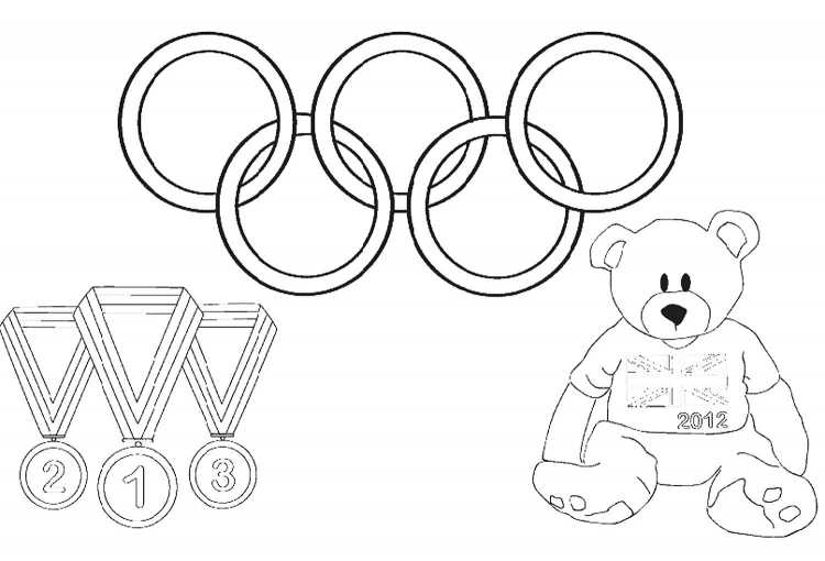 Раскраски Олимпийские игры для детей