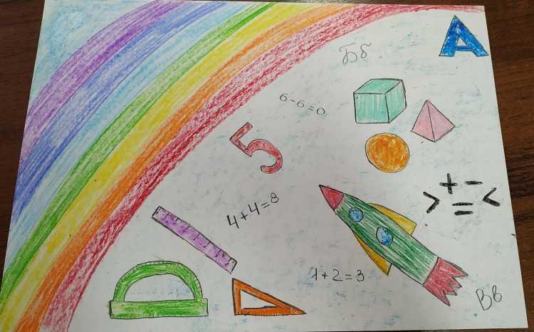 Рисунок по рисованию про науку карандашом