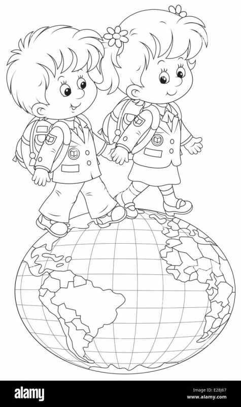 Эколог раскраска Планета