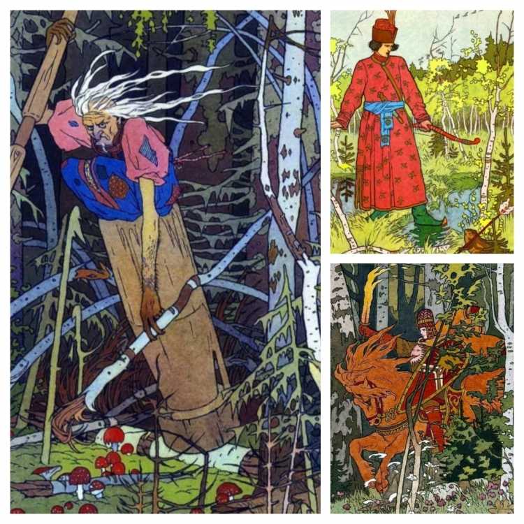 Билибин иллюстрации береза