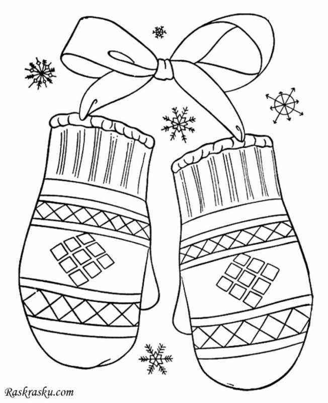 Новогодняя раскраска