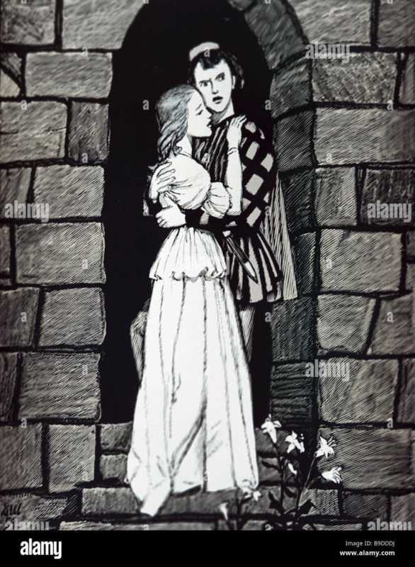 Ромэо Джульетта иллюстрации встреча