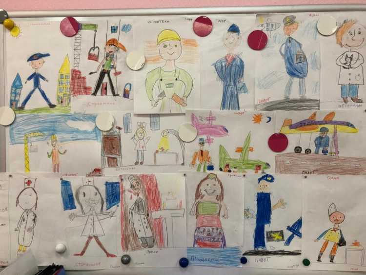 Рисование профессии подготовительная группа