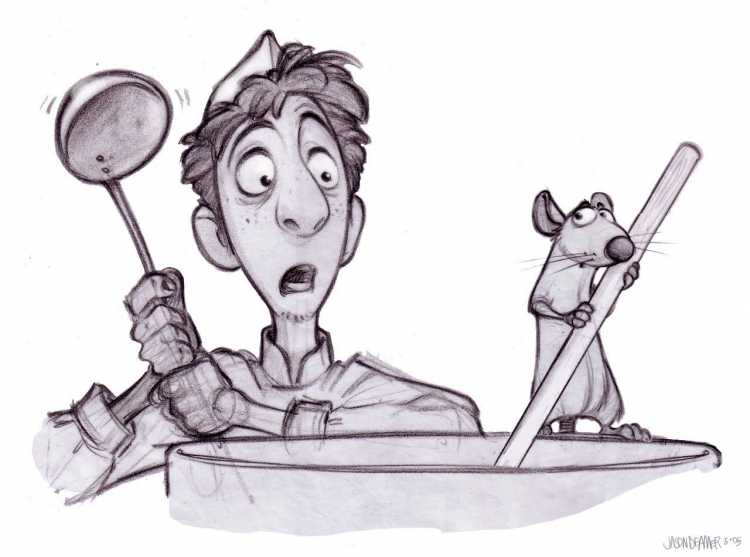 Наброски Пиксар