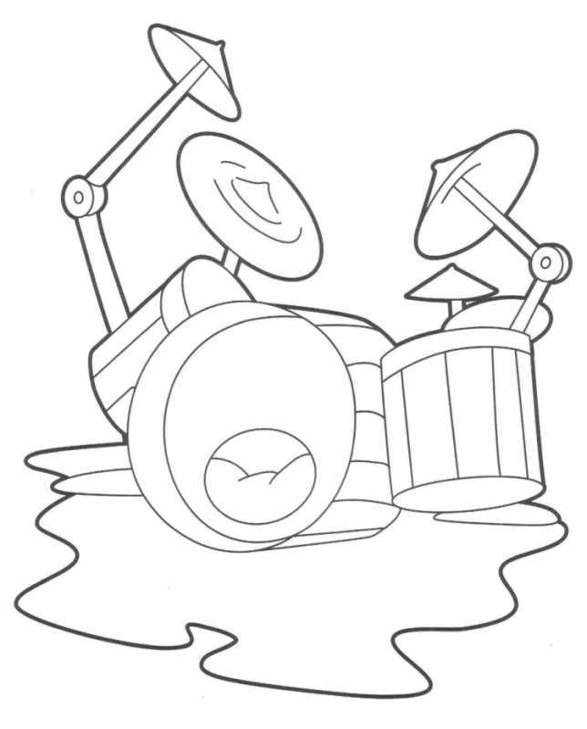 Рисование музыкальных инструментов