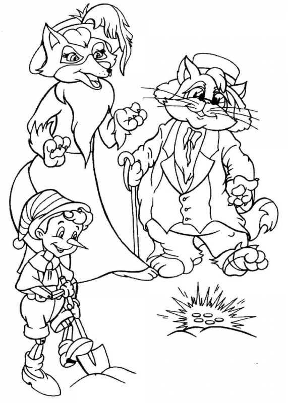 Рисование Буратино