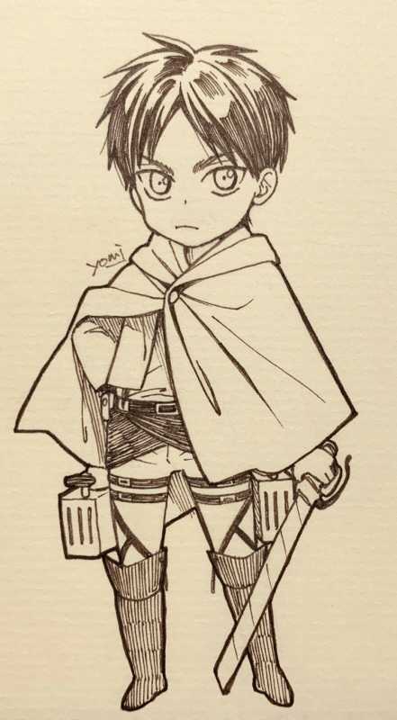 Титан Эрена Йегера для срисовки