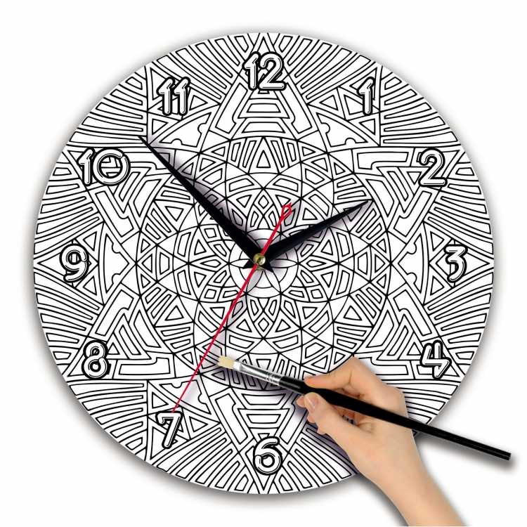 Часы с кукушкой раскраска для детей