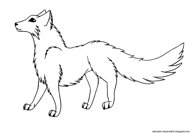 Лисичка раскраска для малышей