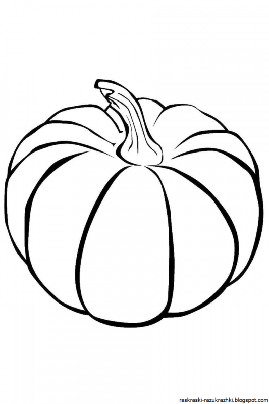 Раскраска "овощи"