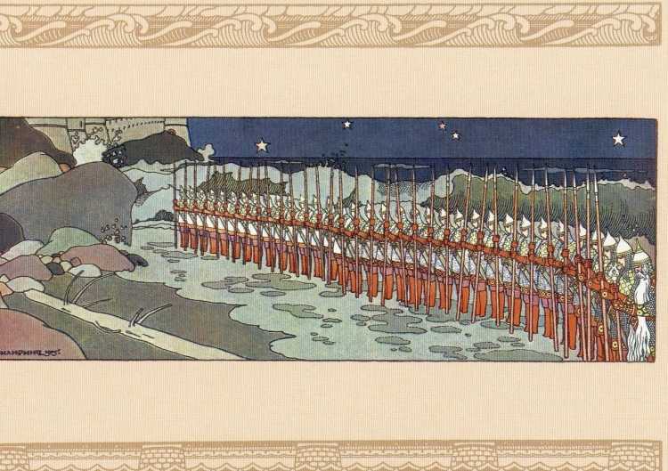 Билибин 33 богатыря