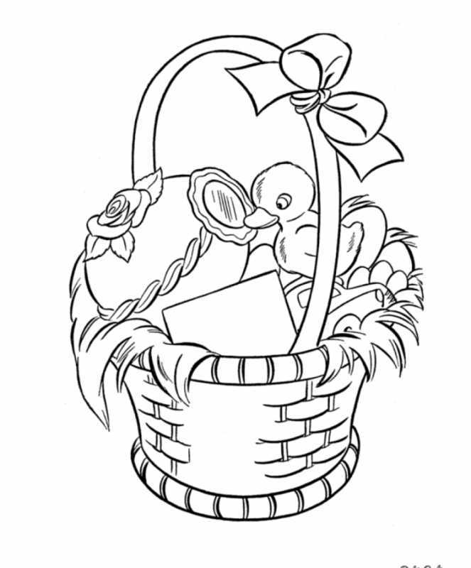 Пасхальное яйцо раскраска