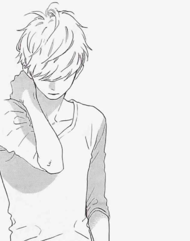 Аниме пацаны карандашом