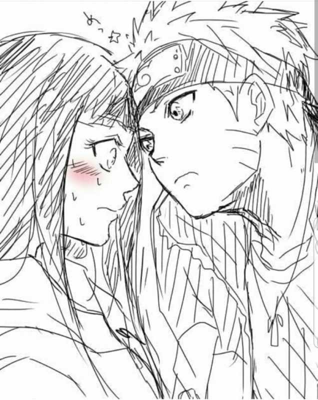 Манга аниме Наруто Хината