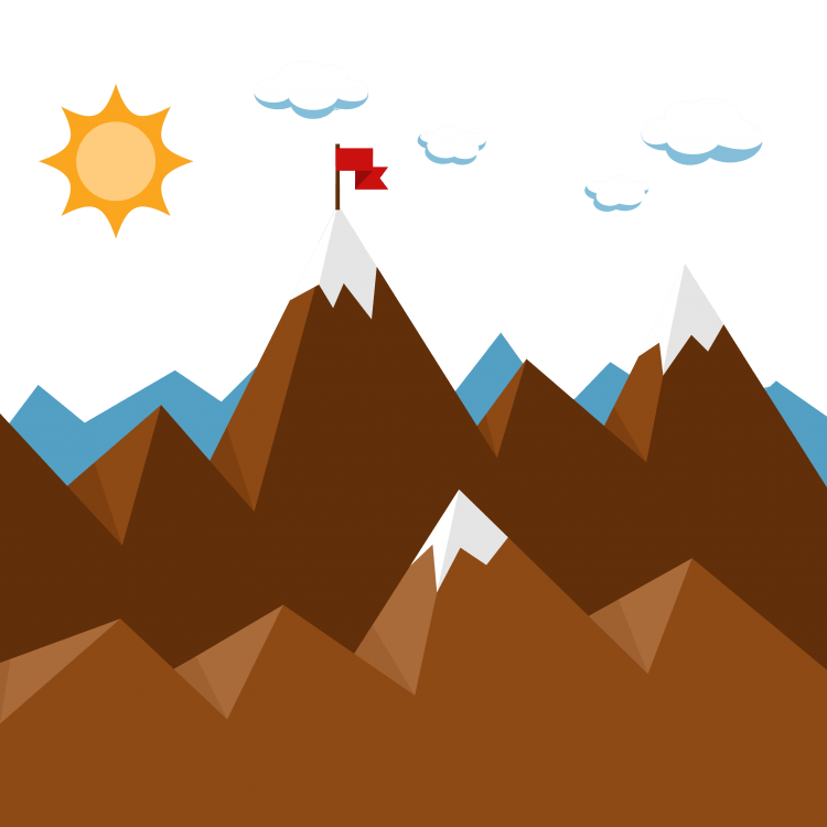 Горы мультяшные