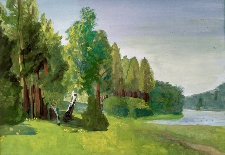 Родные просторы рисунок