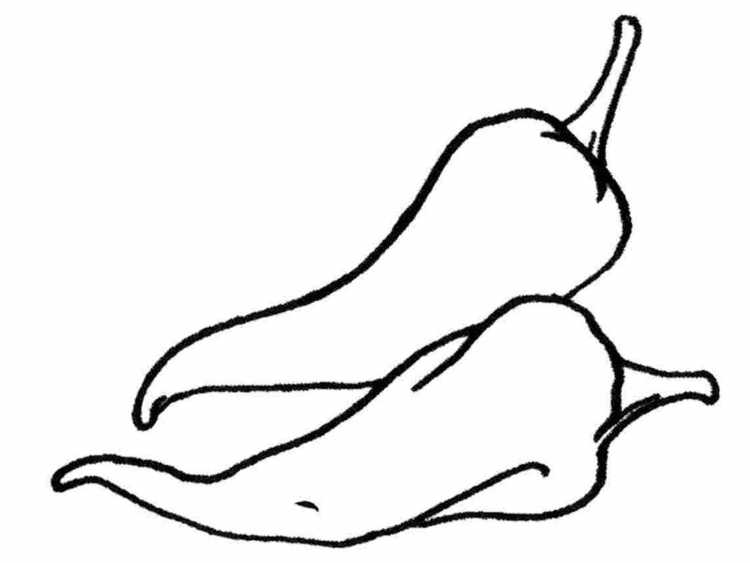 Раскраска "овощи"