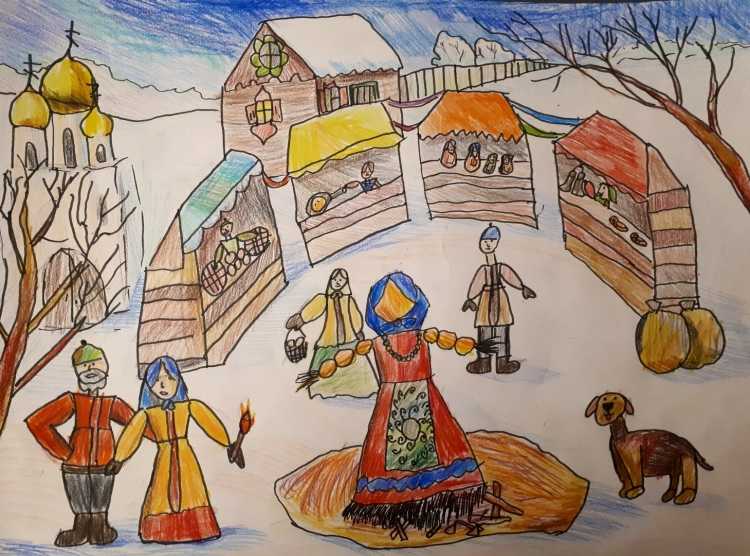 Русская красавица раскраска