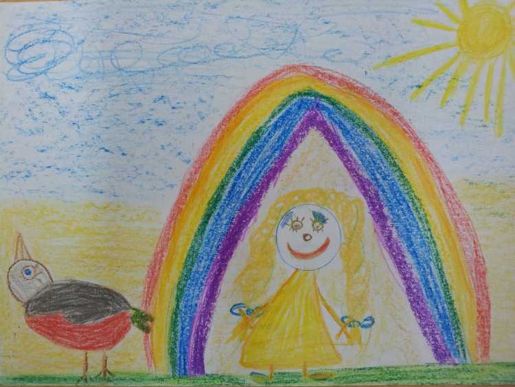 Детские рисунки счастливое детство