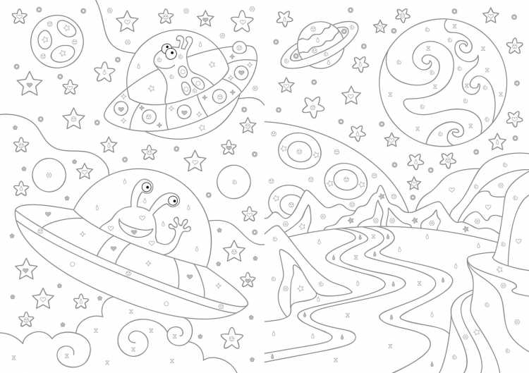 Солнечная система раскраска