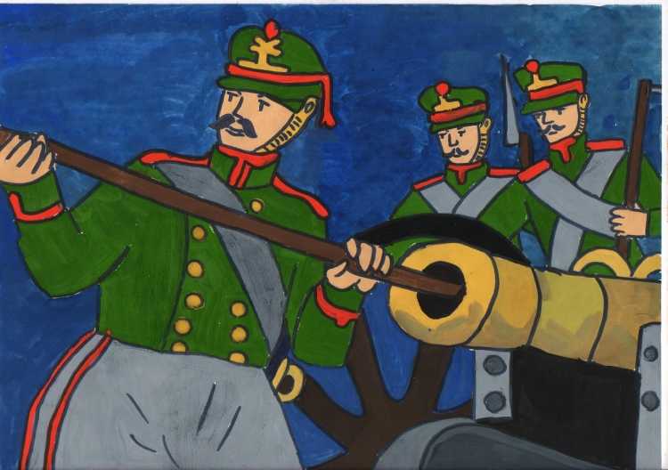 Иллюстрация к Бородино