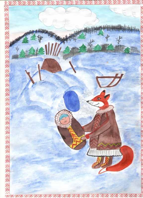 Иллюстрации к сказкам народов России