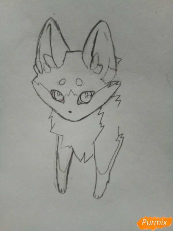 Уроки рисования Лисенка аниме