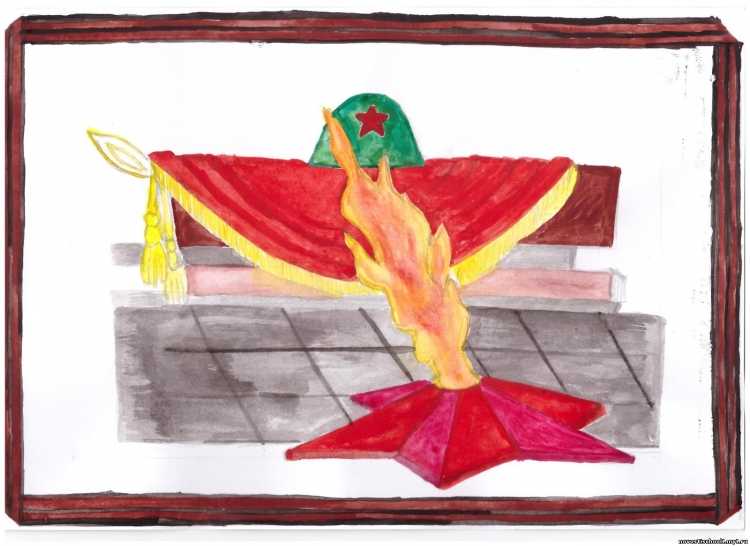 Дети у вечного огня