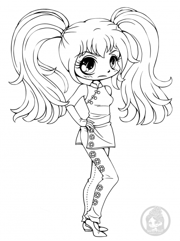 Раскраски для девочек пони аниме