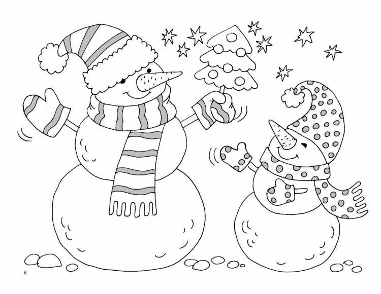 Новогодние раскраски дед Мороз