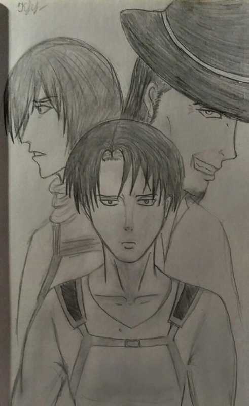 Атака титанов рисунки для срисовки