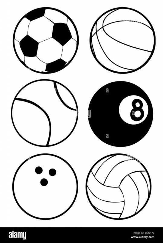Мячик: раскраска