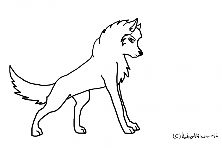 Раскраски собаки и волки