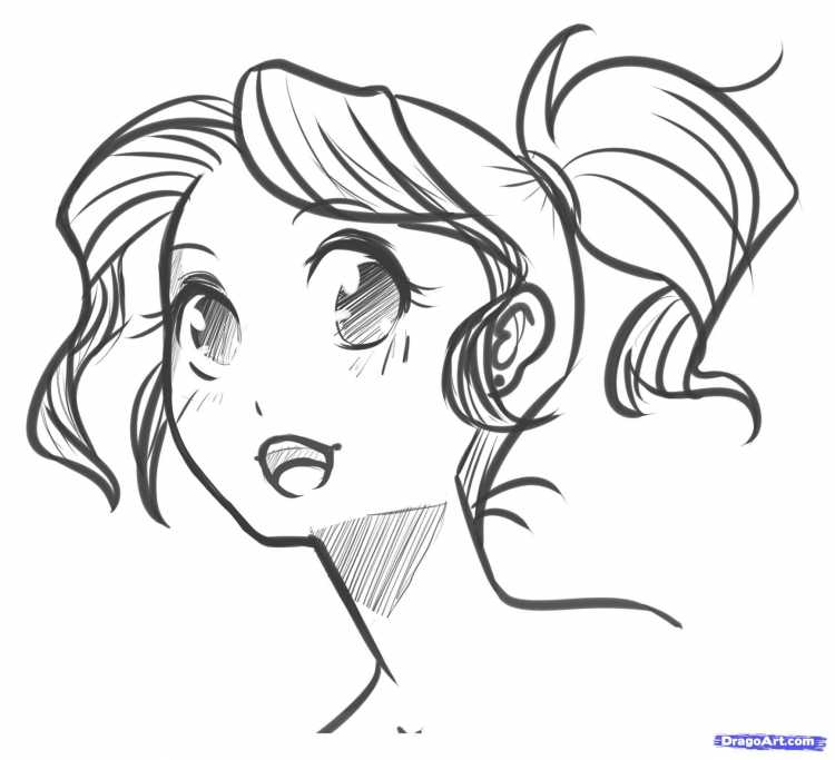 Лица для срисовки легкие