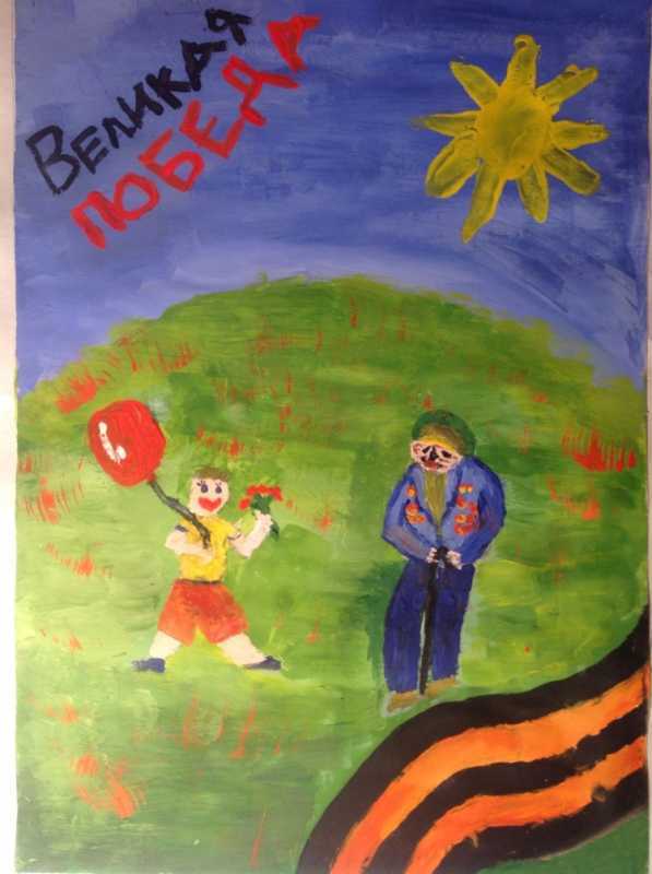 Рисунки на патриотическую тему в школу