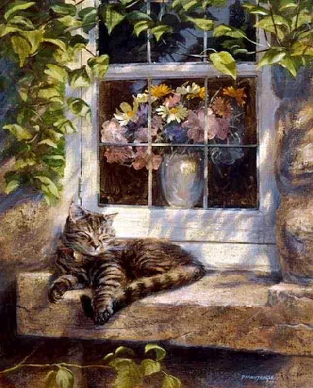 Кошки художника Paul Monteagle