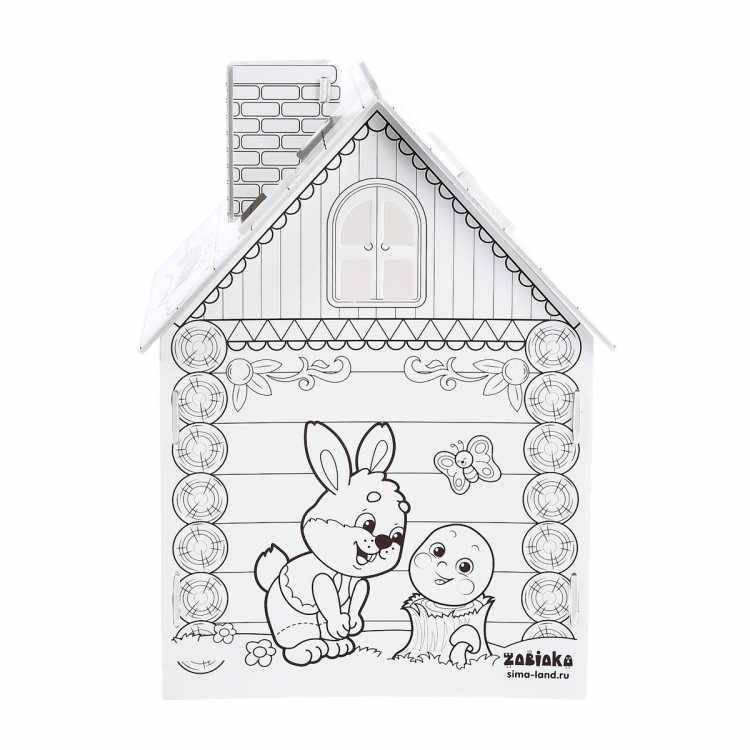 Теремок. Сказка-раскраска