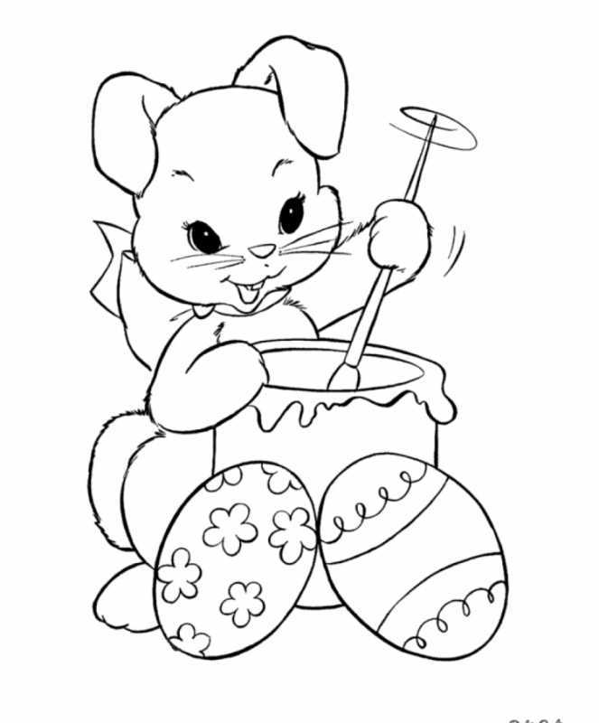 Раскраска Пасха