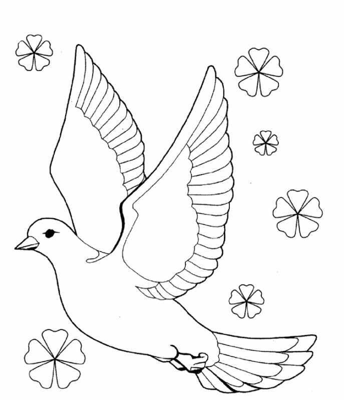 Летящая птица рисунок