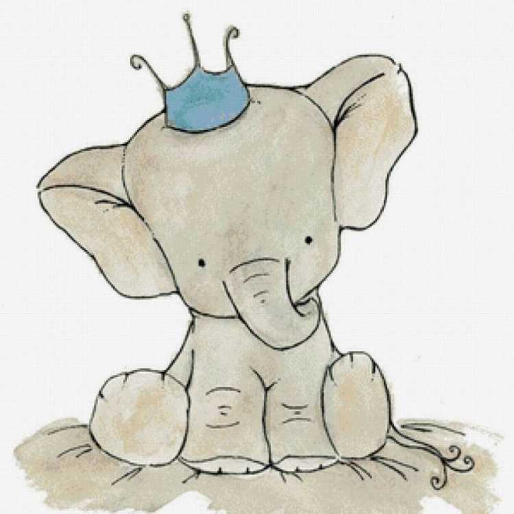 Слоник с короной