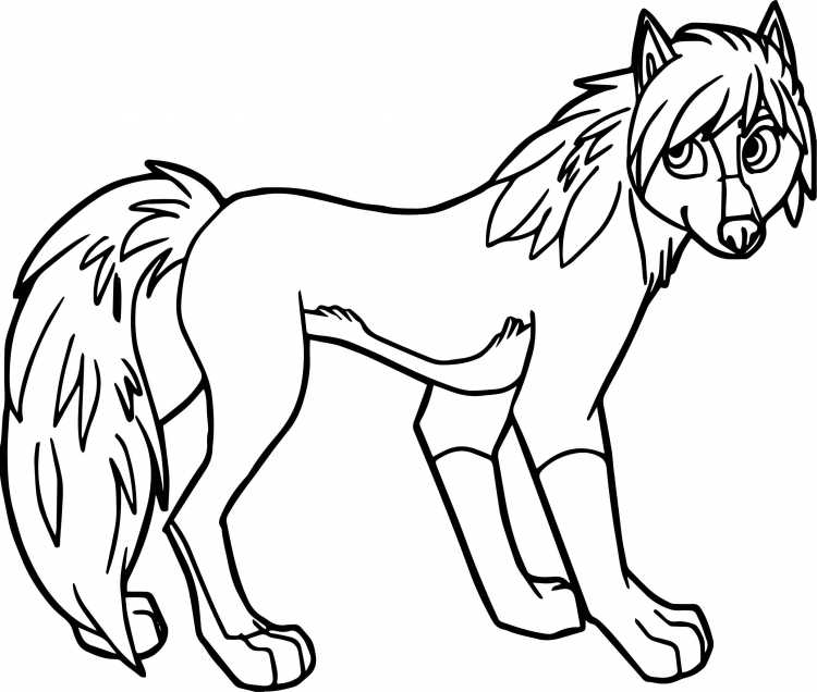 Wolf Lineart