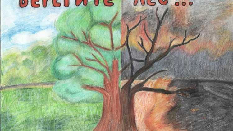 Плакат берегите природу